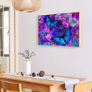 Butterfly Flower 5D DIY Full Round Drill Diamond Painting Mosaic Decor Kits Gift