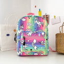Preppy Style Canvas Cartoon Print Knapsack Messenger Bag Girls Small Handbags