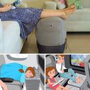 Inflatable Foot Pad Portable Sleeping Footrest Pillow for Car Home Kids Bedroom