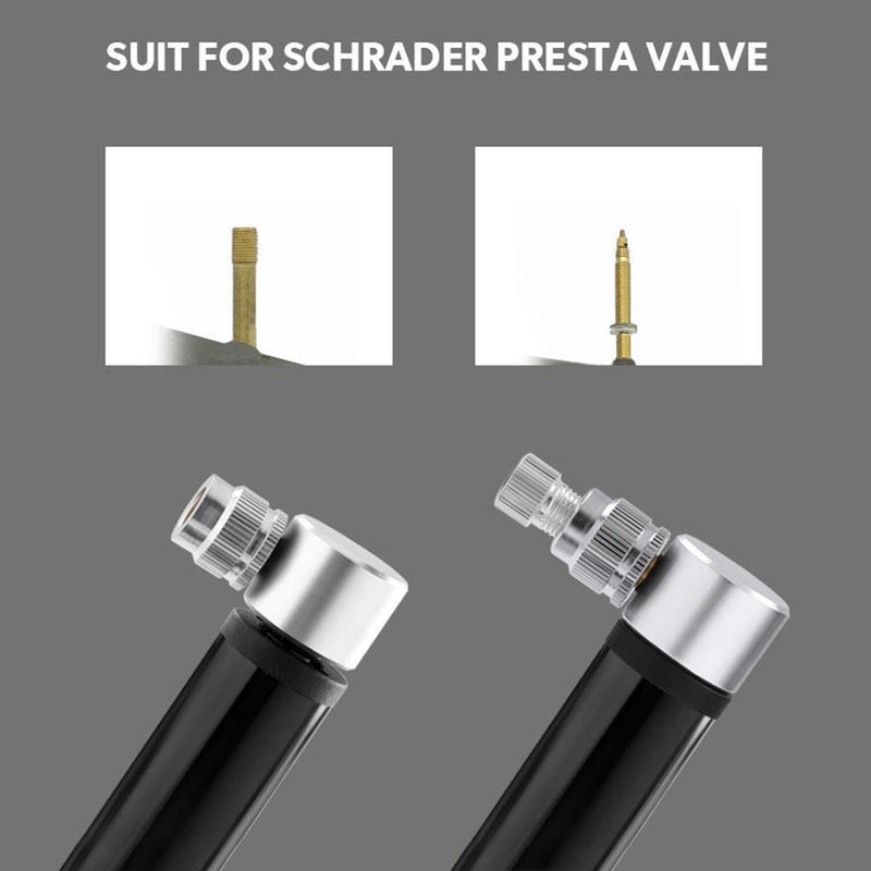 Mini Bicycle Aluminum Alloy Cycling Hand Air Pump  Portable Tire Inflator Newly