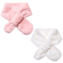 Christmas Gift Winter Kids Scarf Neck warmer Comfortable Imitation Rabbit Fur