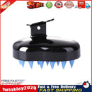 Silicone Hair Washing Comb Scalp Head Massager Hair Cleaning Tool (Black) Newly