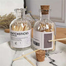 Candle Match Bottle Transparent Glass Storage Bottle Diffuse Empty Bottle