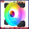 COOLMOON 120mm RGB Cooling Fan Radiator Heatsink for PC Desktop Computer Chassis
