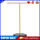 Jewelry Display Stand T-shape Earring Necklace Rack Tabletop Holder (Black)