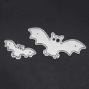2pcs Halloween Bat Cutting Dies Stencils Decorative Embossing Scrapbooking