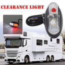 Red+White LED Side Marker Light Clearance Lamp for Truck Trailer Caravan Newly