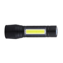 Illumination USB Rechargeable Mini Glare Flashlight COB Side Light Torch Lamp