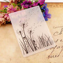 Plastic Scrapbooking DIY Template Fondant Cake Photo Album Cards Making Decor