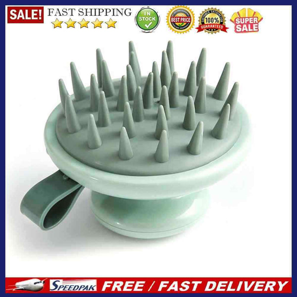 Handheld Scalp Massage Brush Portable Shampoo Brush Hair Care Comb (Green)