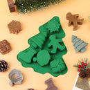 Christmas Silicone Mold Christmas Baking Mold Snowflake Santa Snowman Shape