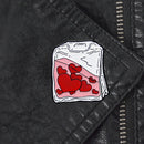 Blood Bag Brooches Enamel Shirt Clothes Doctor Nurse Pin Jewelry (Style 2)