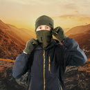 3pcs Autumn Winter Warm Fleece Hat Scarf Men Women Outdoor Beanies Gloves C