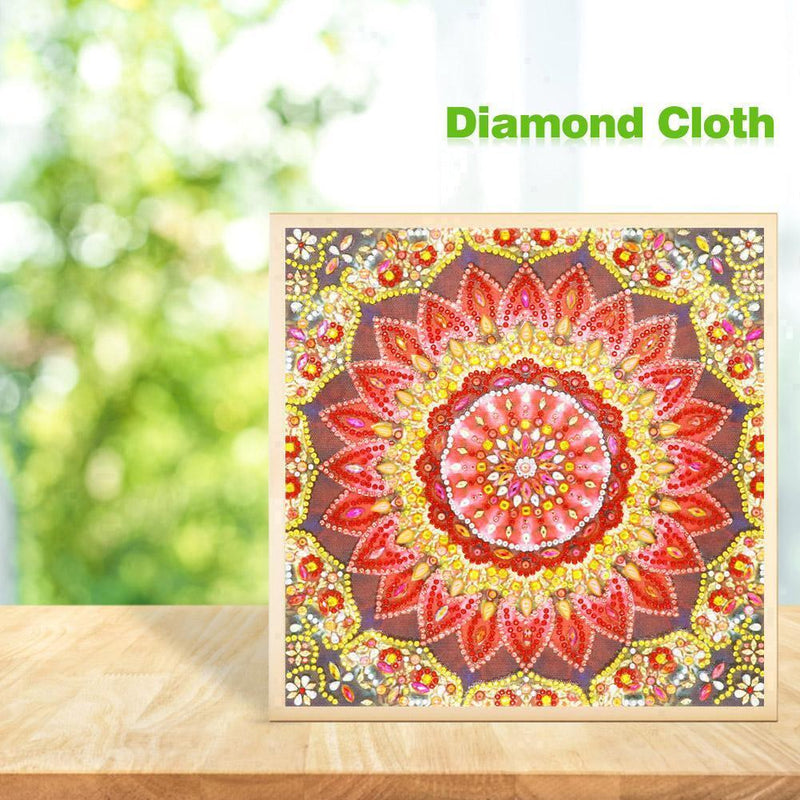 5D DIY Special Shaped Diamond Painting Flower Cross Stitch Kits (D1063)