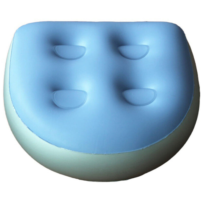 SPA Inflatable Cushion Tub Anti-Hemorrhoids Inflatable Seat Bath Pad (Blue)