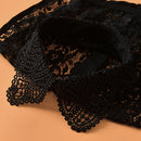 Elegant False Blouse Collar Women Hollow Shirt Decor Neckline (Lace Black) Newly