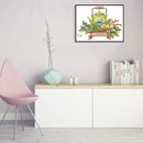 Partial Embroidery Teapot Stamped Canvas 14CT DIY Cross Stitch Kits (J536)