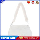 Portable Plush Shoulder Handbag Women Animal Print Underarm Bag Purse (3)