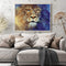 Lion Oil Paint By Numbers Kits DIY Handpainted on Canvas Wall Art Pictures