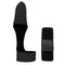 2pcs Fishing Rod Covers Pole Glove Protector+Tie Wrapping Band Belt (Black)