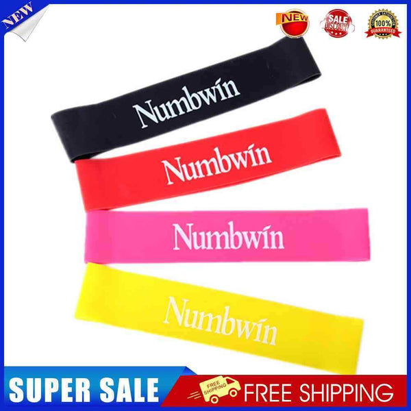 Latex Resistance Band Set Yoga Fitness Equipment Black Red Pink Yellow 500mm