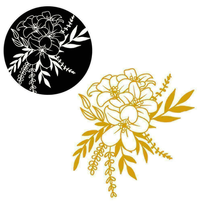 Flower Leaves DIY Metal Cutting Dies Stencil Scrapbooking V2M9 Embossing F6W2