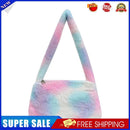 Animal Underarm Bag Women Mini Plush Shoulder Handbags Purse (16 Tie Dye)