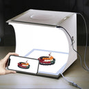 Mini Photo Studio Shadowless Lamp Panel Pad Bottom Light Softbox 20cm Lightbox