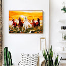 Digital Oil Painting By Numbers Kits Horse DIY Hanging Decor Room Wall Canvas