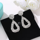Water Drop Geometric Metal Drop Earrings for Women Ear Stud Party Jewelry Gif