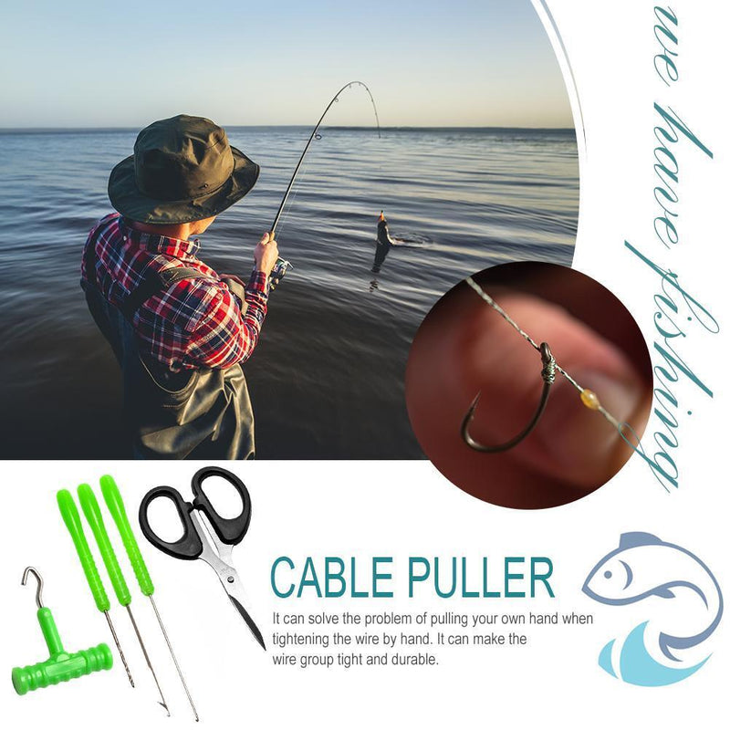 Carp Fishing Rig Set Tool Splicing Needles Knot Puller Drill Carp Fish Tool