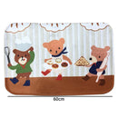 Non-slip Floor Mat Carpet Indoor Rectangle Absorbent Doormat Home Decor (C)