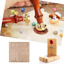 Retro Wood Stamp Head Sealing Wax Seal Replace Copper Head Hobby Decor Seal Post