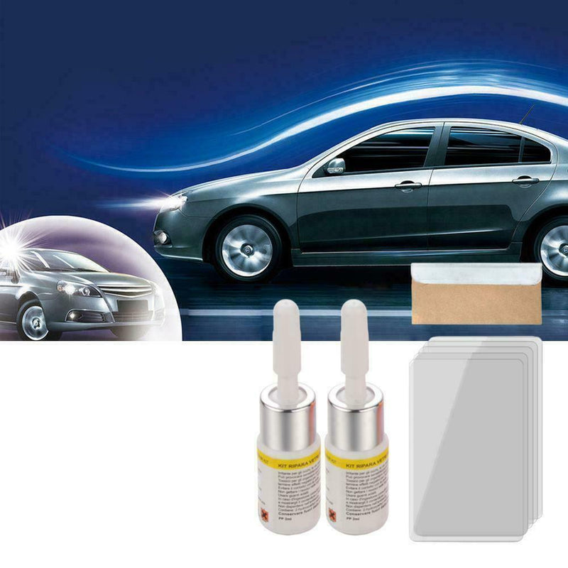 Glass Repair Agent Car Windshield Repair Agent Kit Crack Repair Headlamp W8W3