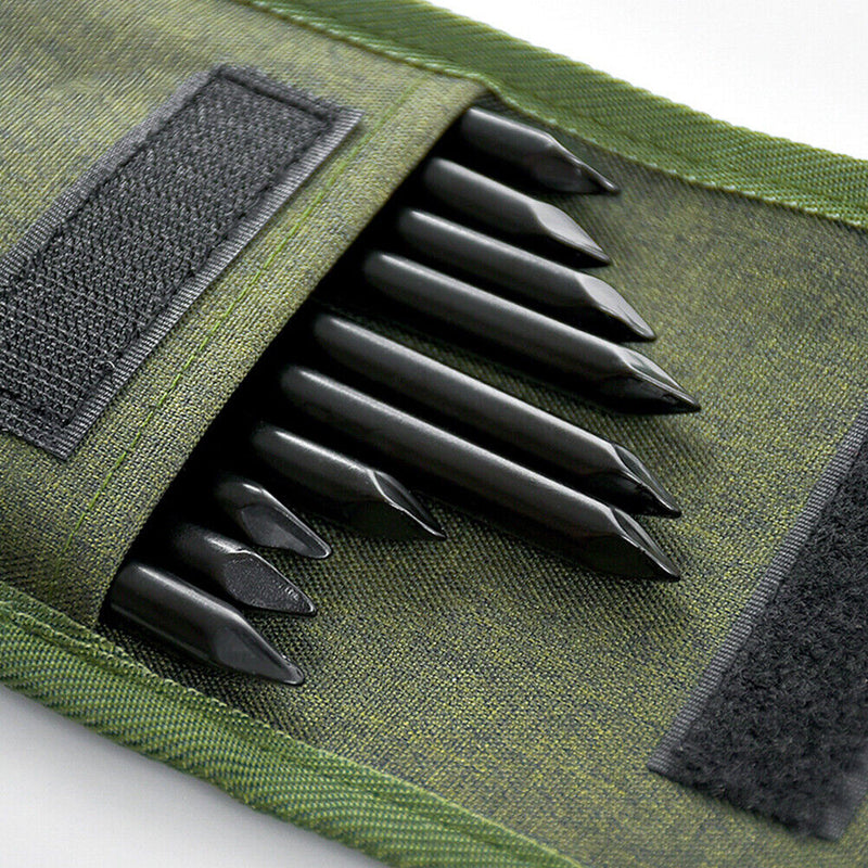 Tent Pegs Bag 600D Oxford Cloth Camping Hammer Wind Rope Tent Nail Storage Po