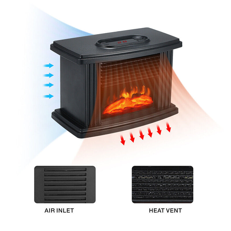 1000W Electric Heater Mini Handy Air Heater Warmer Fan for Home Office Room EU