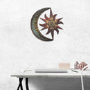Celestial Sun Star Metal Wall Art Craft Waterproof Durable Home Hanging Dec