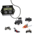 Digital Motorcycle Tach Hour Meter Motorbike ATV Boat Engine Gauge Speedometer