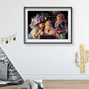 5D DIY Full Drill Diamond Painting Girl Embroidery Mosaic Kit Home Decor