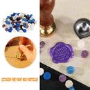 100pcs Octagon Fire Painting Pills Seal Paint Granulate Stamps Wedding Around