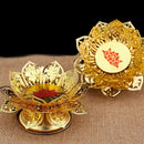 Craft Waterfall Incensecone Brass Decoration Incense Burner Lotus Lamp holder