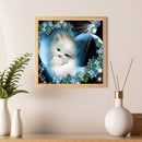 Mosaic Diamond Painting Full Round Drill Handmade 5D Shining Cat DIY Kit Craft