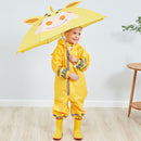 Kids Rain Suit Toddler Raincoat Unisex Baby Waterproof Coverall (Yellow S) Newly