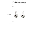 Love Heart Leopard Women Girls Earring Drop Earrings Hoop Earring Stud Earrings