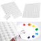 5pcs Art Alternatives Paint Tray Artist Watercolor Plastic100 Holes Palette