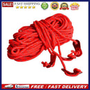 4pcs Outdoor Camping 13ft Reflective Tent Guyline 4mm Dia w/ Aluminum Adjus