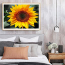 5D DIY Full Round Drill Diamond Painting Positive Sunflower Cross Stitch