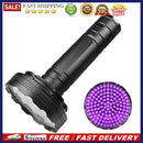 Waterproof Portable 128 LED UV Ultraviolet Inspection Torch 395nm Flashligh