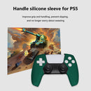 Gamepad Soft Silicone Protective Case Shell for PS5 Thumb Grip Caps (Green)