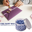 200pcs Octagon Sealing Wax Blue Wax Beads for Envelope Invitation DIY (F)